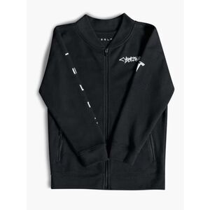 Tesla Kids Cyberquad Bomber Jacket Black Full Zip Youth 10-11